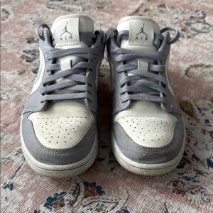 Nike Air Gray and White Sneakers